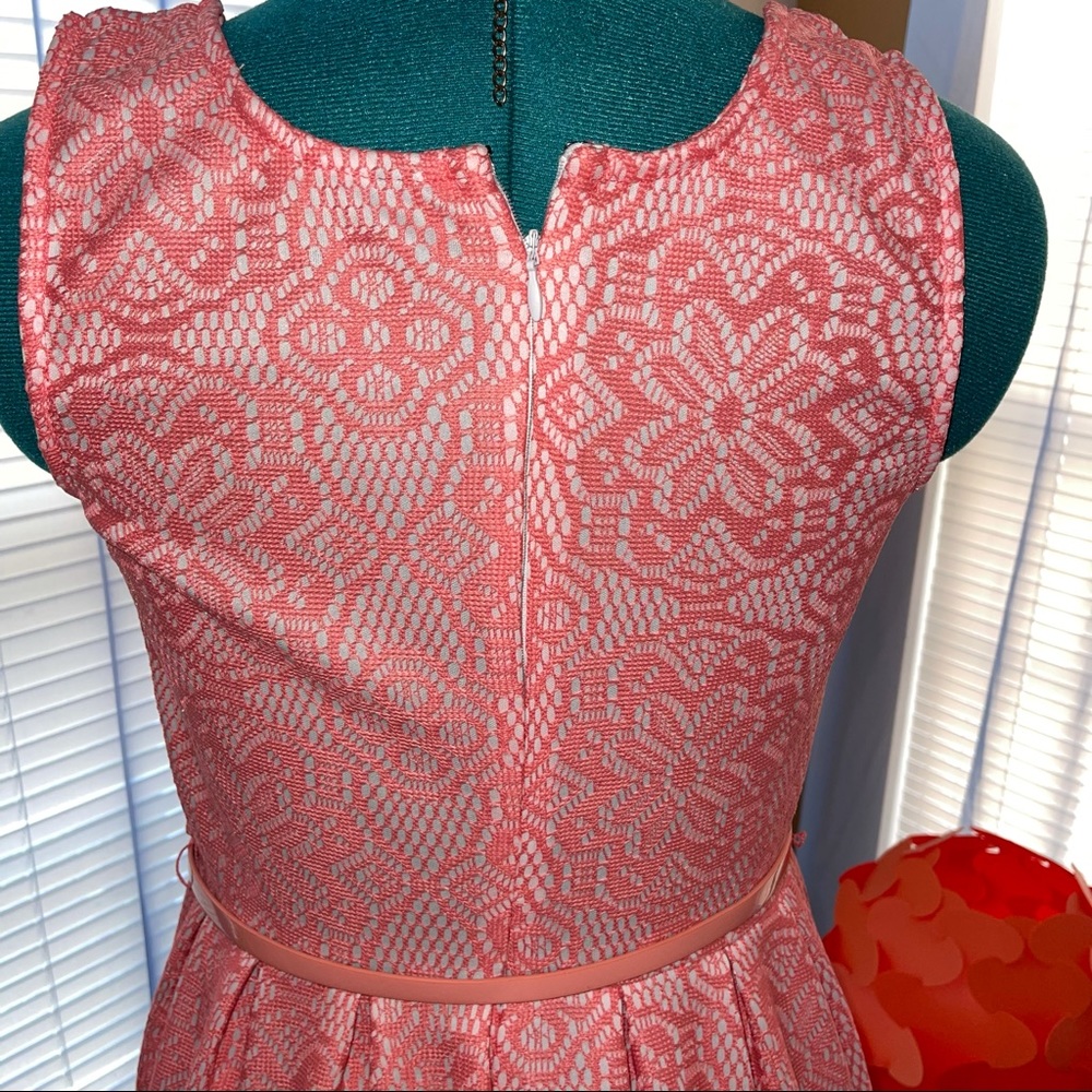 George | Sleeveless A-Line Orange Dress - Picture 2 of 6